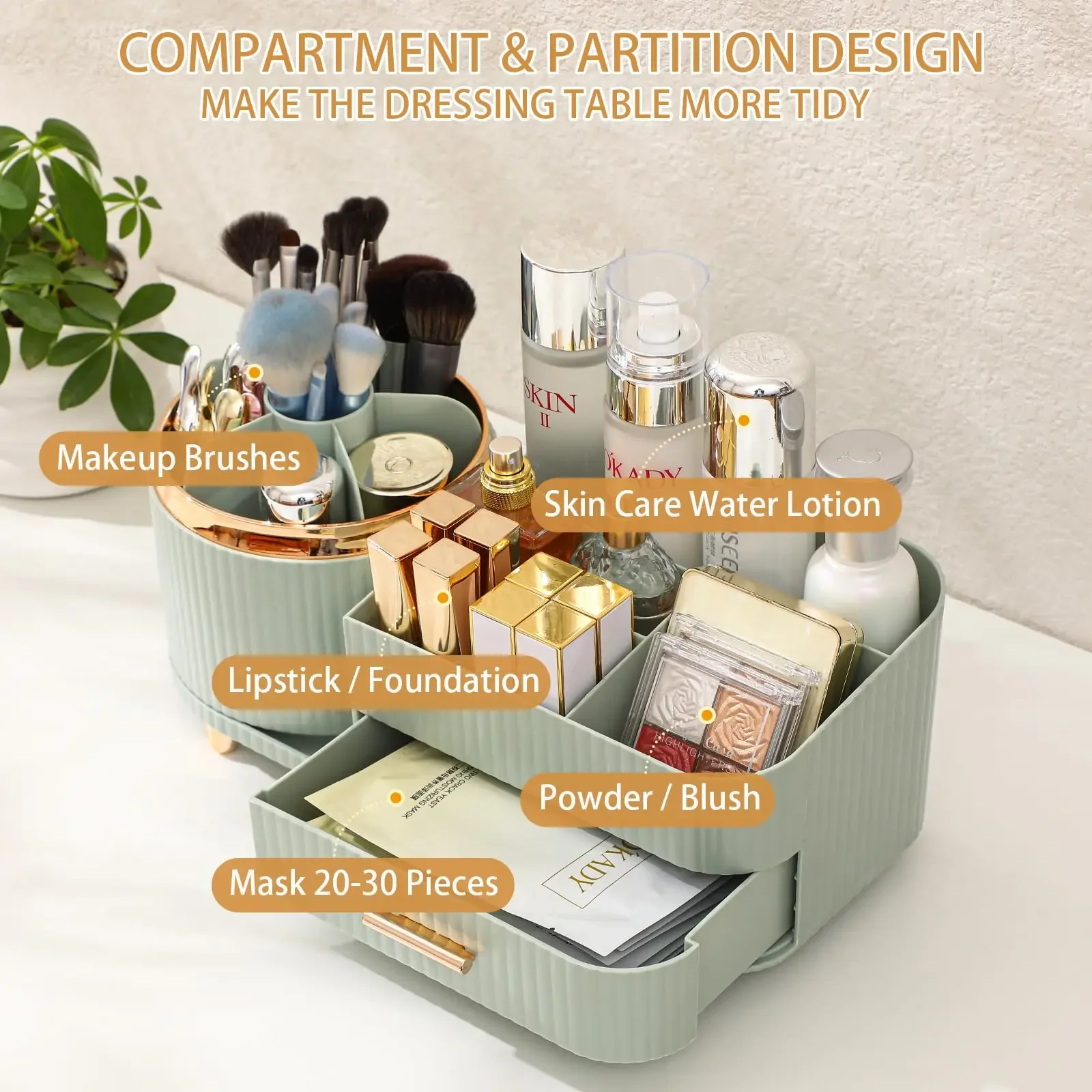Makeup Brush Holder Large Capa - Skincare B Erl ulasan dan harga