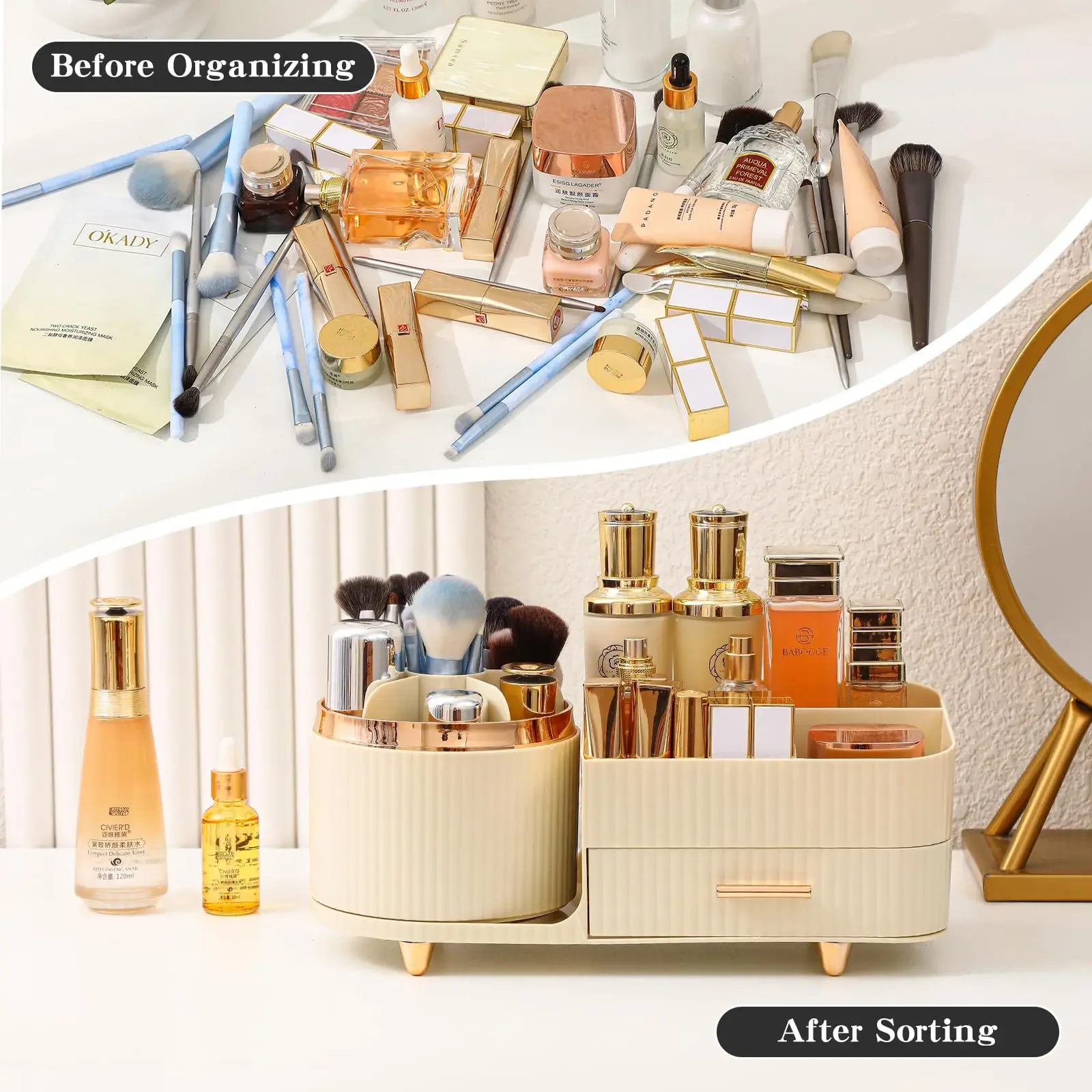 Makeup Brush Holder Large Capa - Skincare B Erl ulasan dan harga