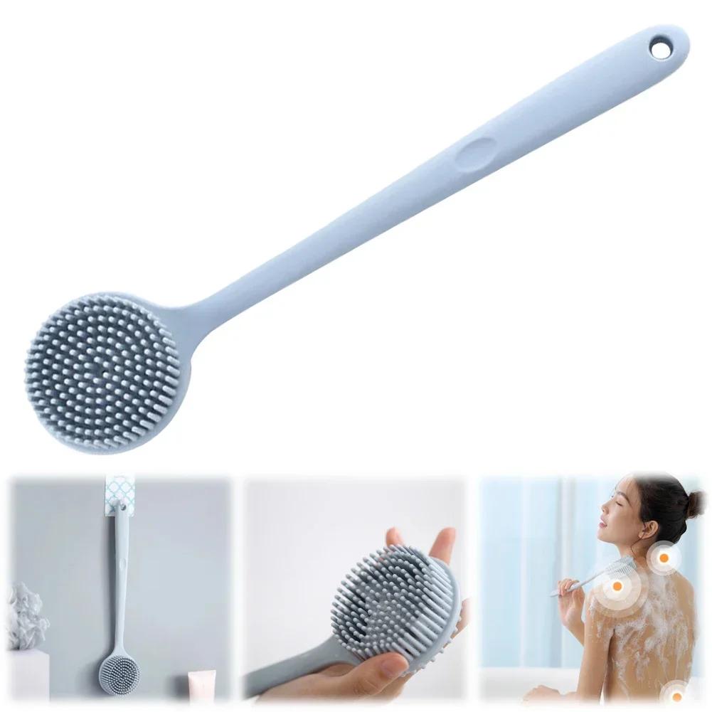 Silicone Long Handle Shower Br - Skincare B Erl ulasan dan harga