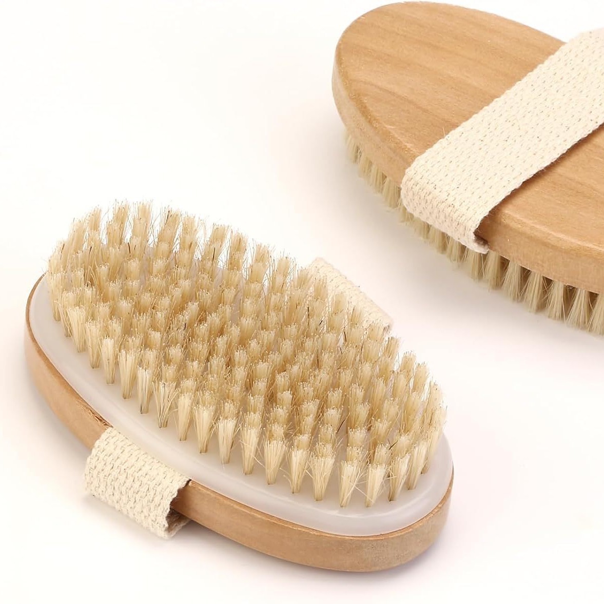 Wooden Bristle Body Brush Natu - Skincare B Erl ulasan dan harga